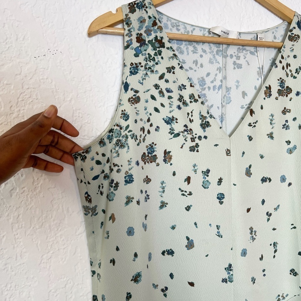Vince Asymmetrical Floral Dress - Picture 8 of 11
